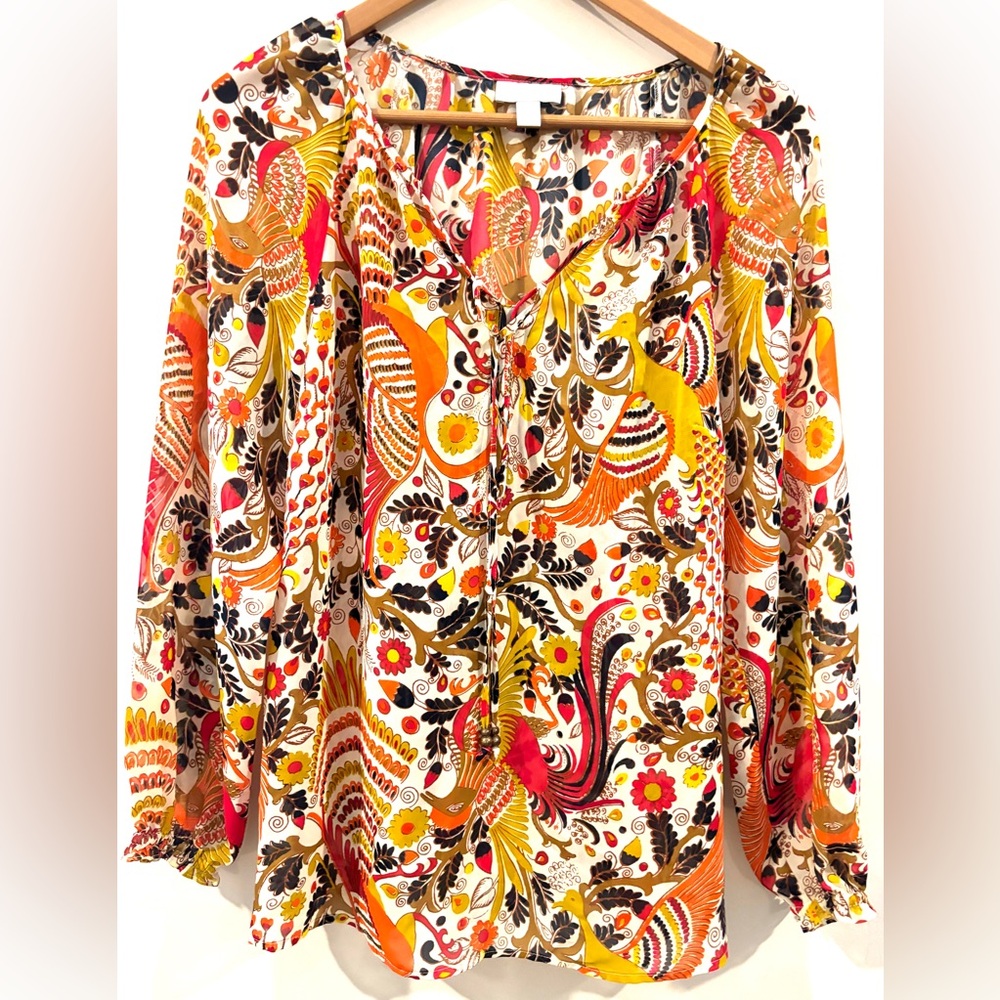 Colorful Patterned‎ Women's Top - Picture 4 of 8